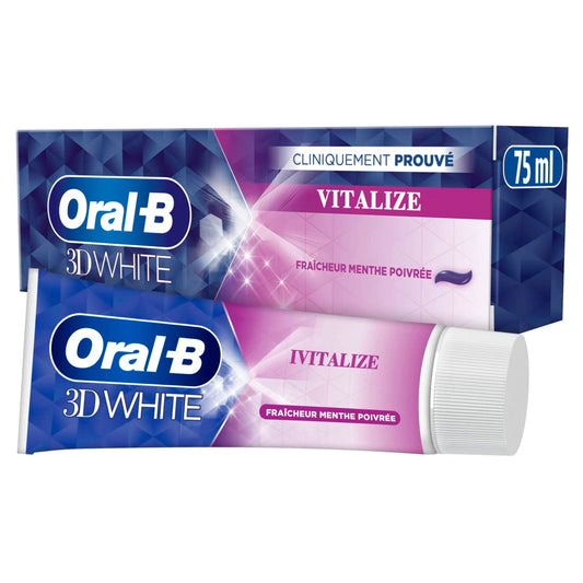ORAL B - Dentifrice 3D White